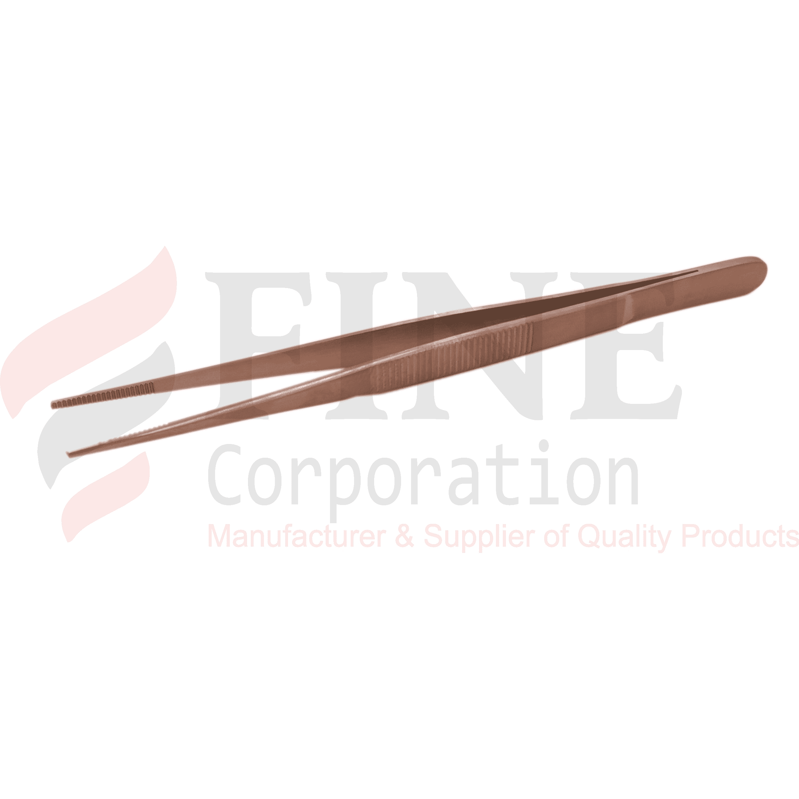 Chef Plating Tweezer Straight Copper