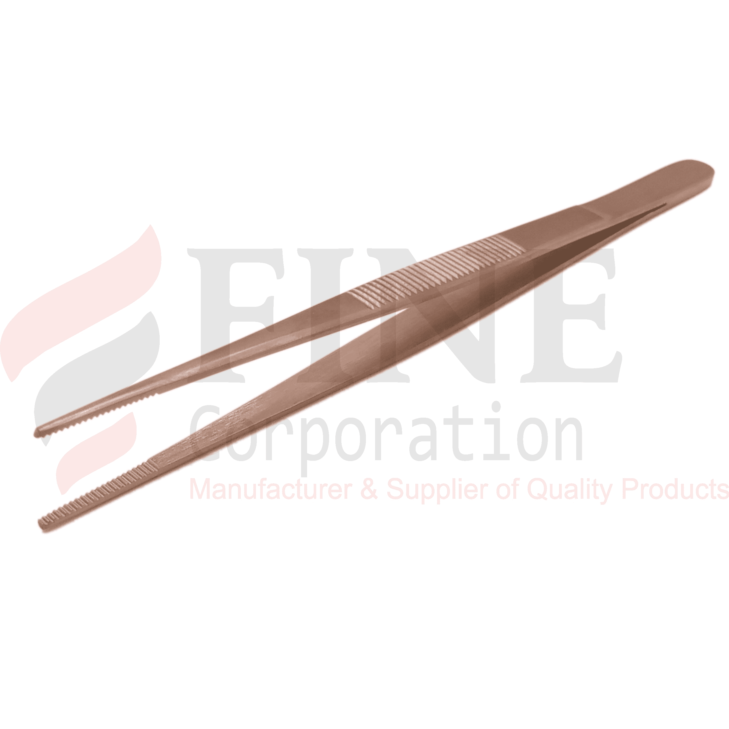 Chef Plating Tweezer Straight Copper